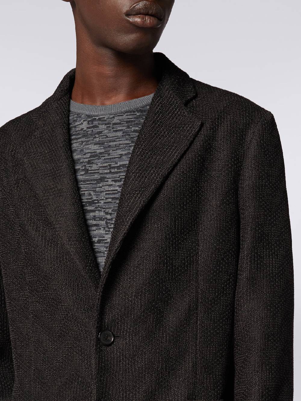 Missoni Blazer monopetto in cotone chevron Sottocosto