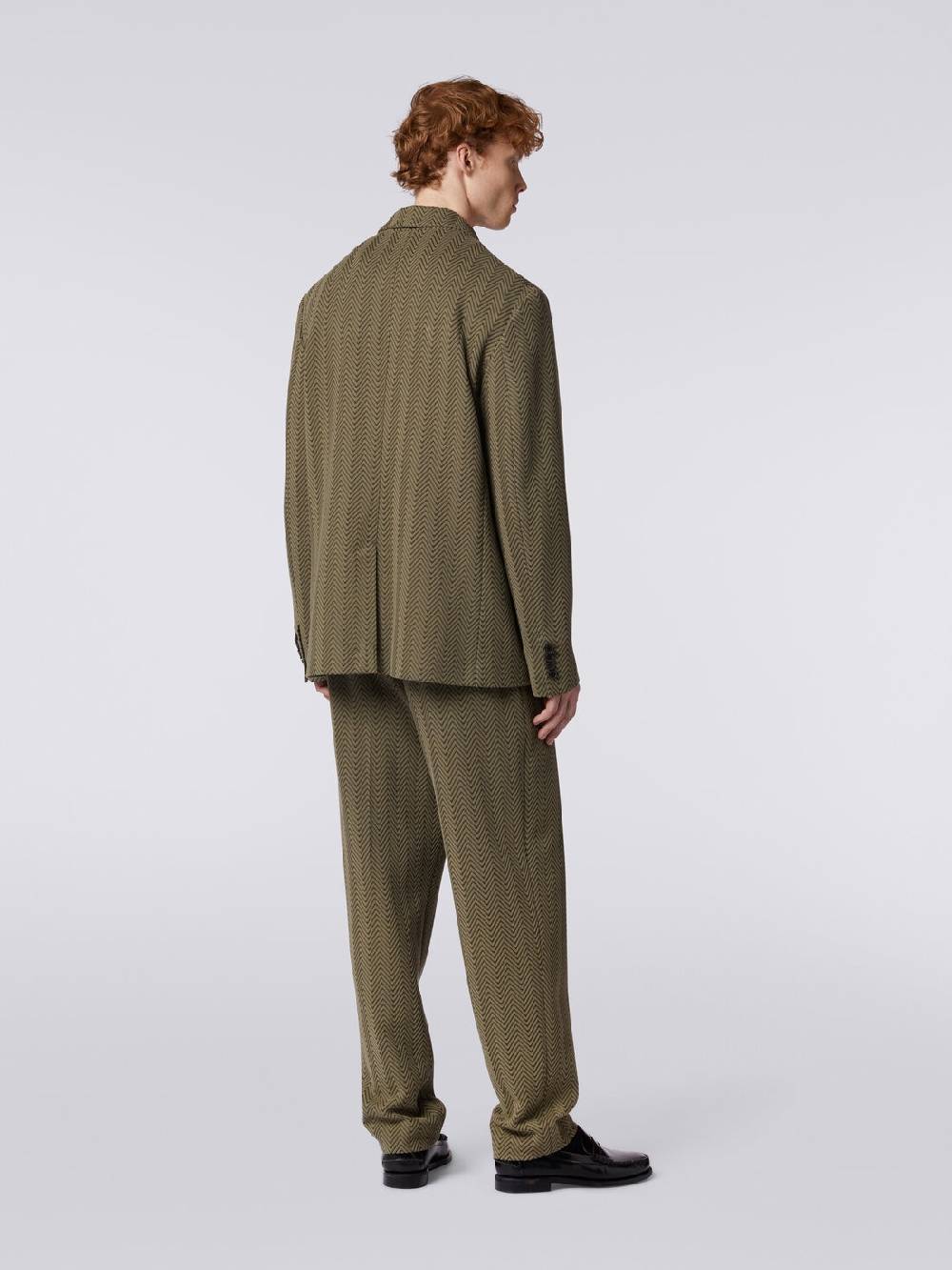Missoni Blazer in cotone e viscosa chevron Convenienza