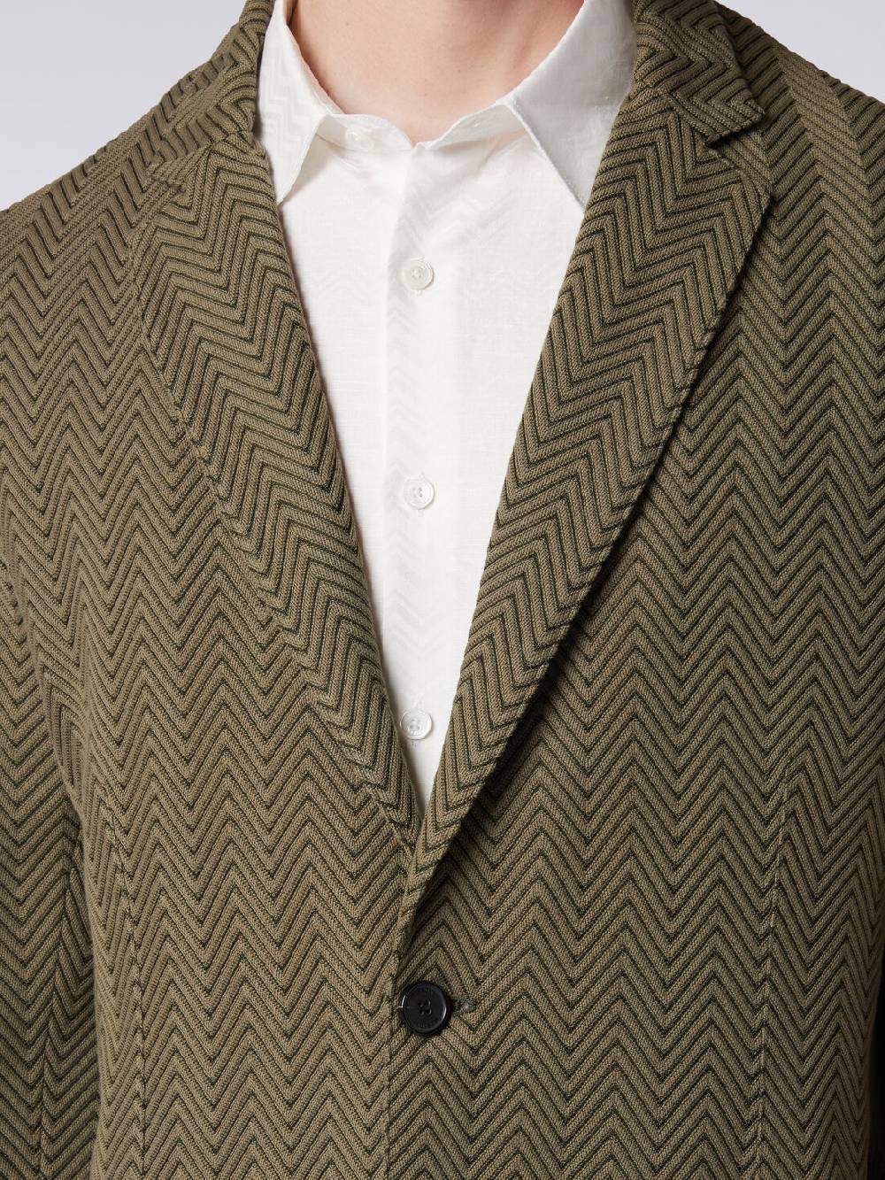 Missoni Blazer in cotone e viscosa chevron Convenienza