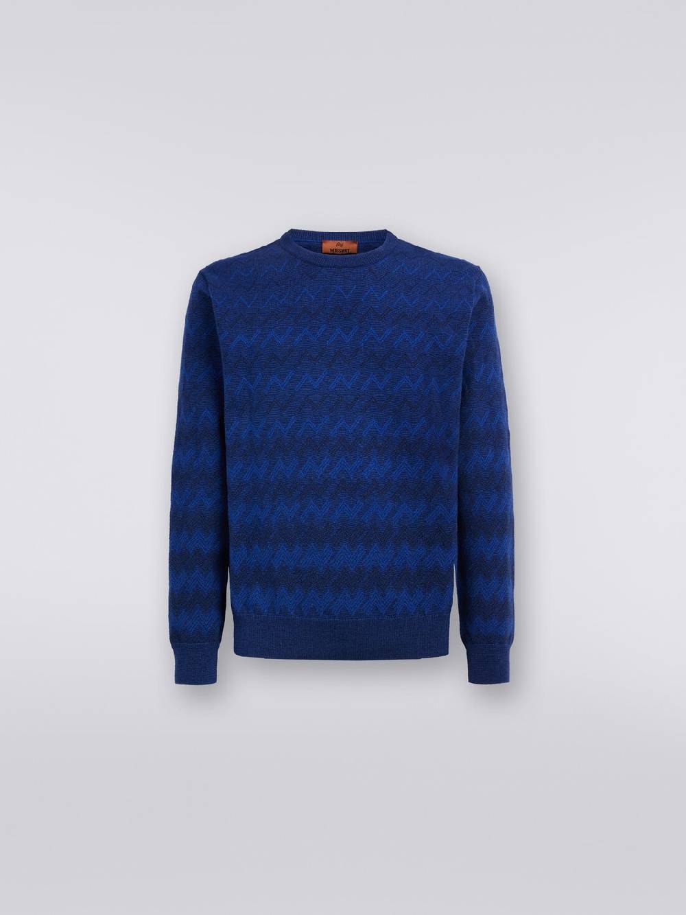Missoni Pullover girocollo in cachemire con zig zag Outlet