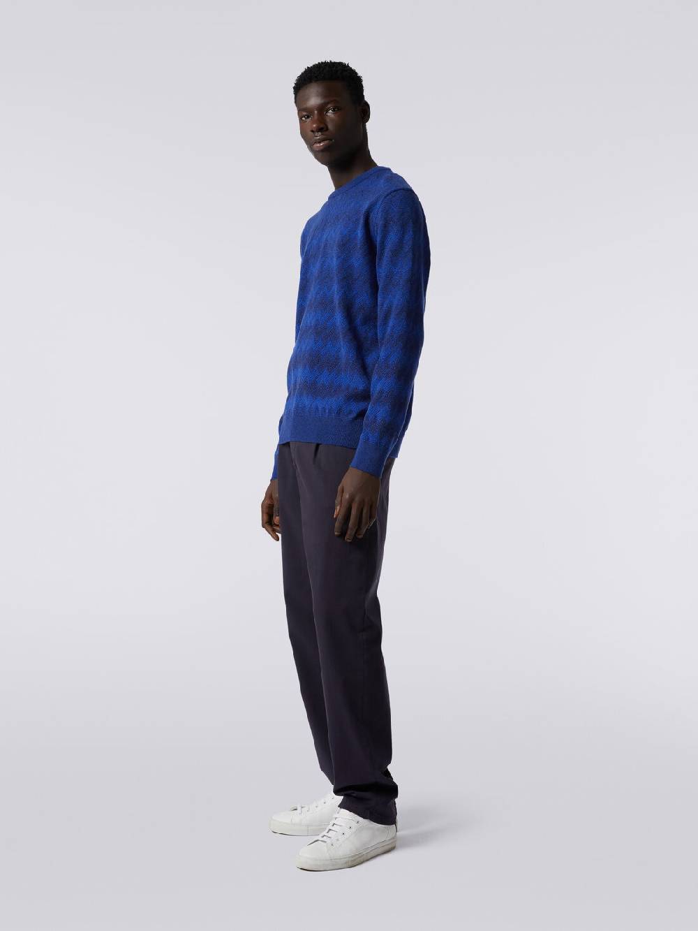 Missoni Pullover girocollo in cachemire con zig zag Outlet