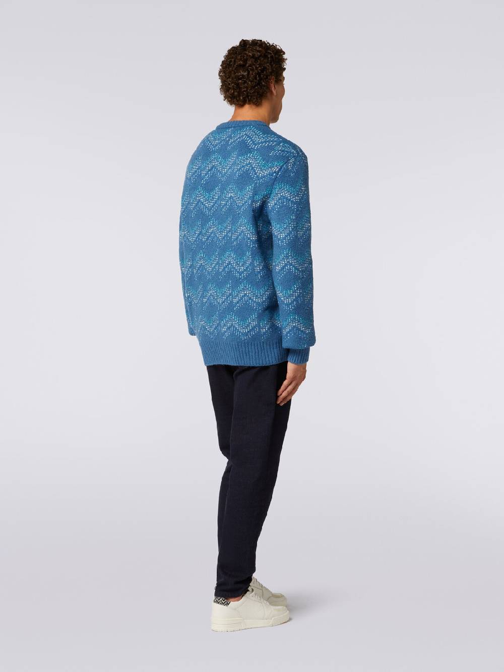 Missoni Pullover girocollo in misto cotone motivo zig zag Hotsell
