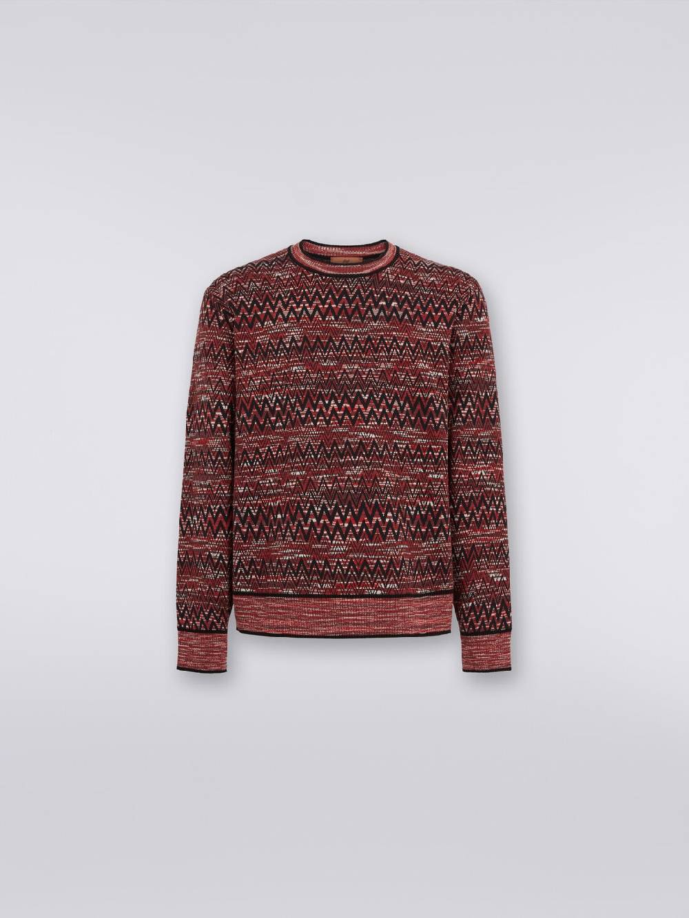 Missoni Maglia girocollo con stampa chevron fiammata Vendita Economica