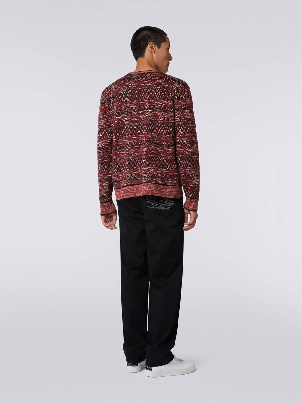 Missoni Maglia girocollo con stampa chevron fiammata Vendita Economica