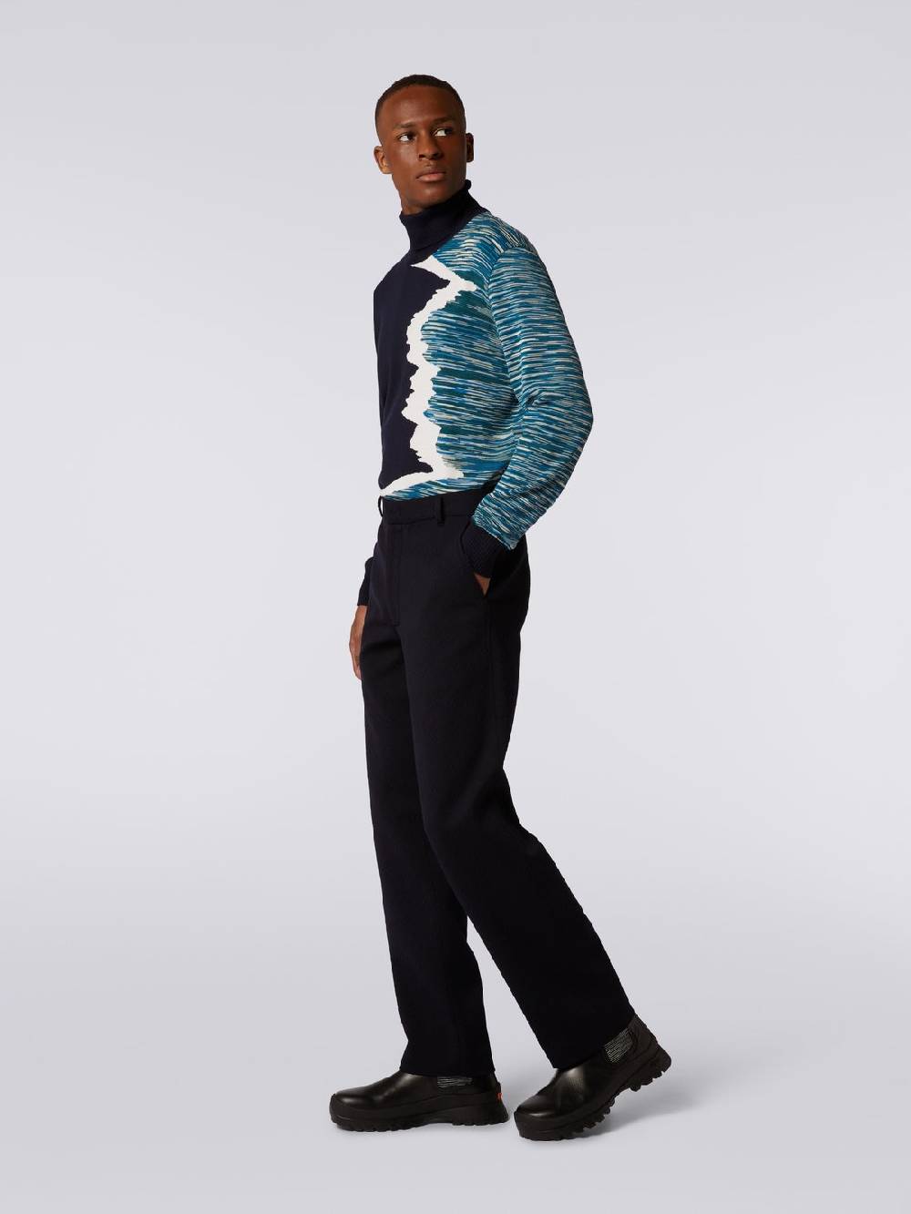 Missoni Pantaloni in misto lana chevron I Più Venduti