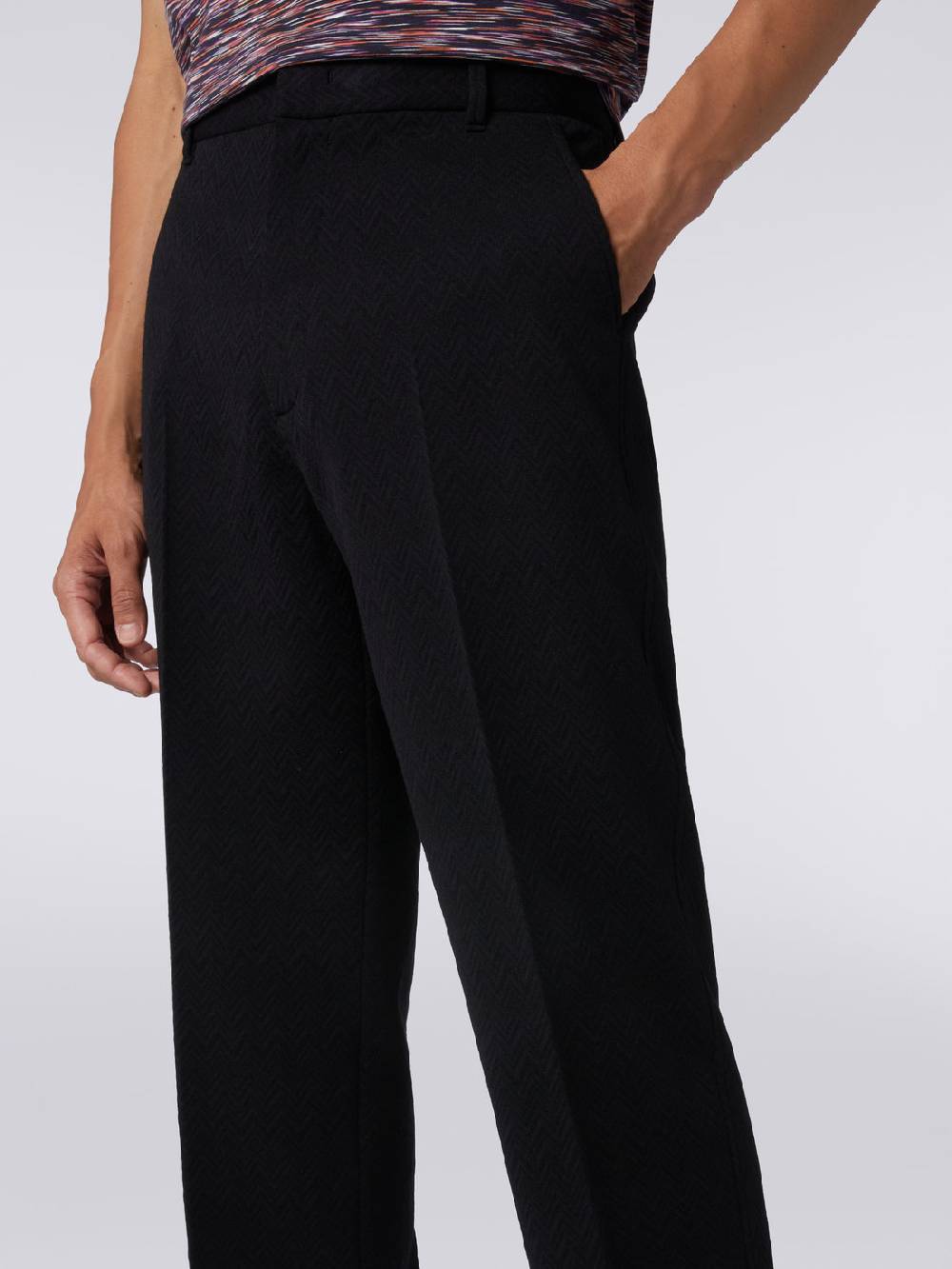 Missoni Pantaloni in misto lana chevron Vendite Flash