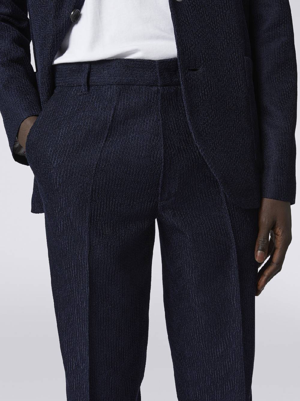Missoni Pantaloni chino in cotone chevron Moda