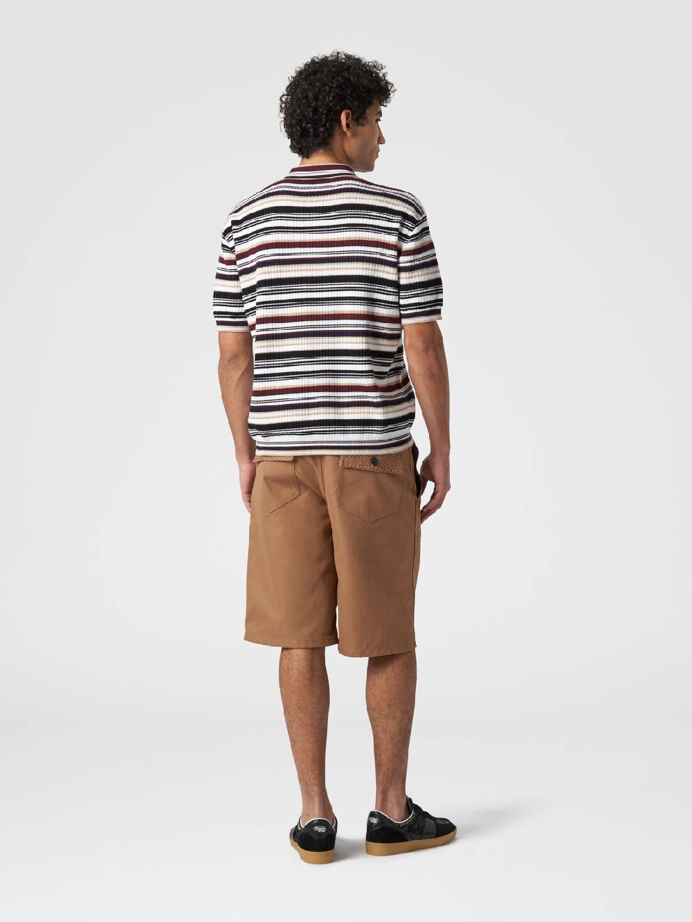 Missoni Polo in cotone a righe Comprare a buon mercato