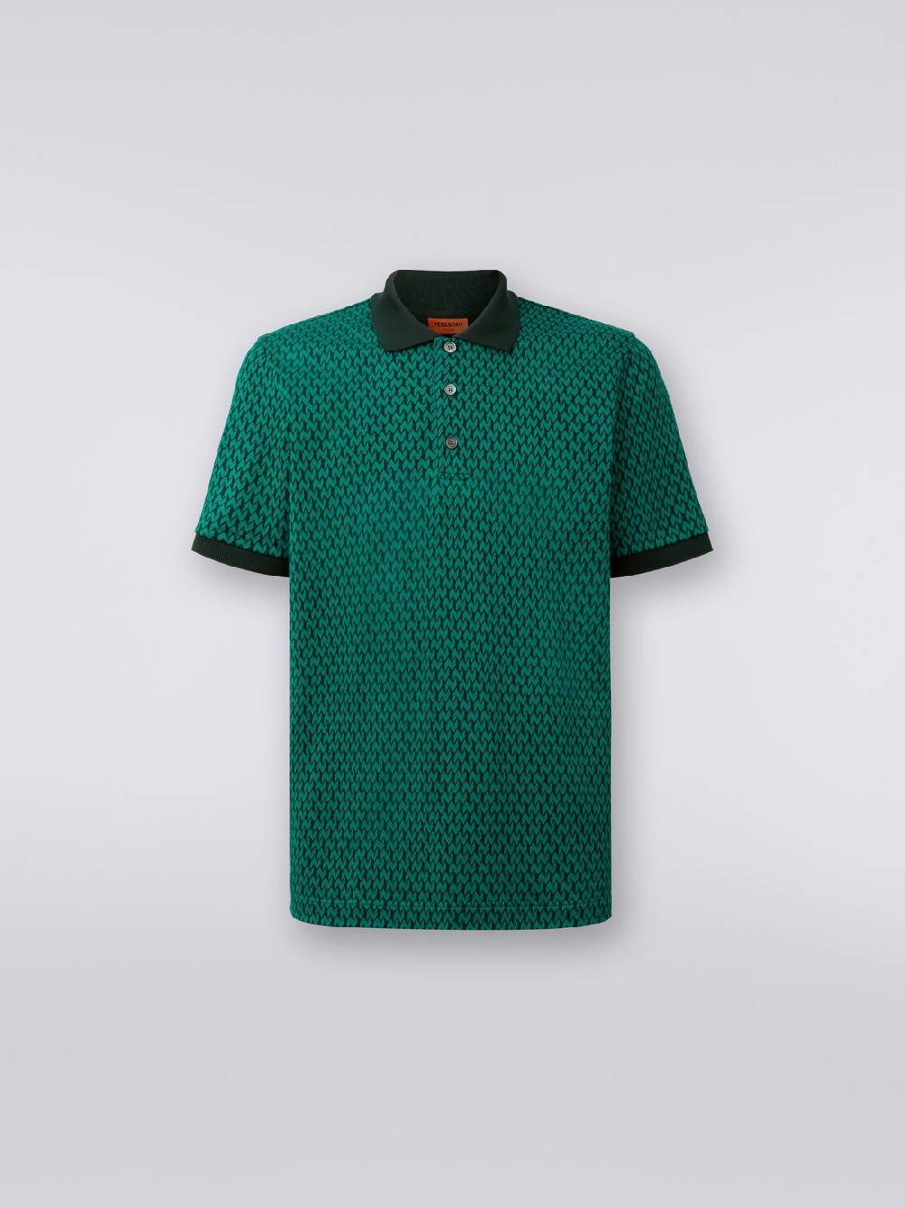Missoni Polo a maniche corte in cotone Grande vendita