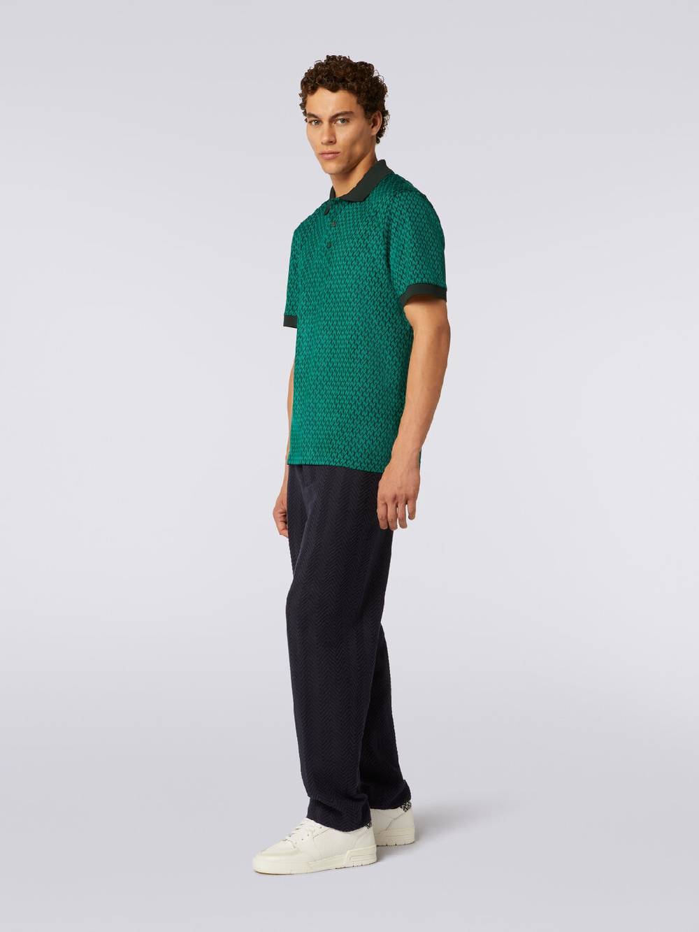 Missoni Polo a maniche corte in cotone Grande vendita