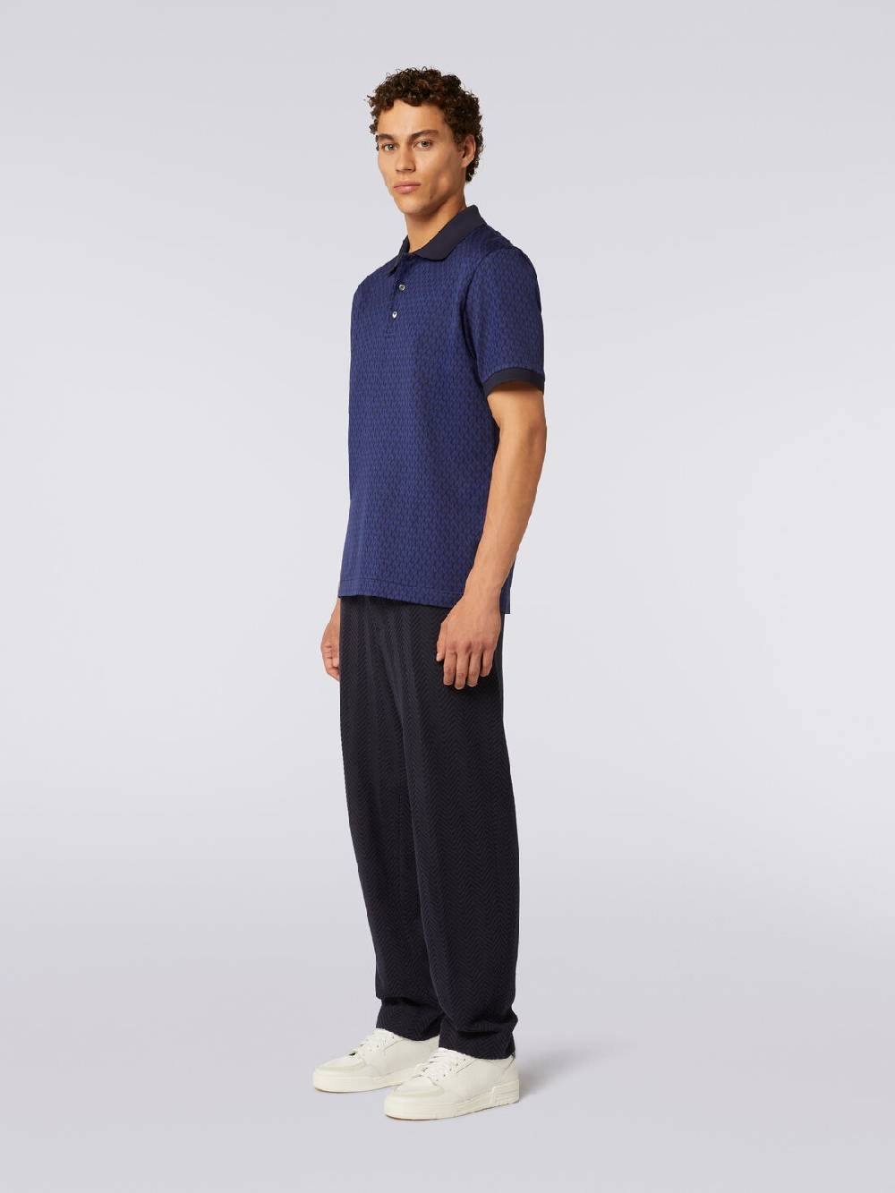 Missoni Polo a maniche corte in cotone Flash Sale