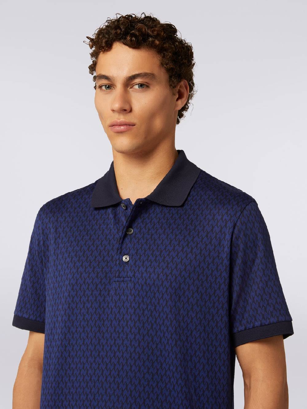 Missoni Polo a maniche corte in cotone Flash Sale