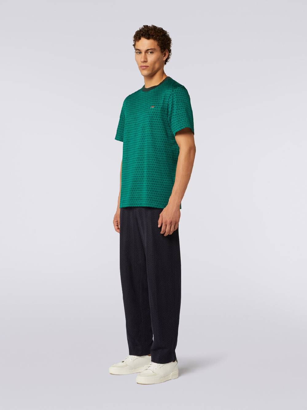 Missoni T-shirt girocollo in cotone con ricami Black Friday