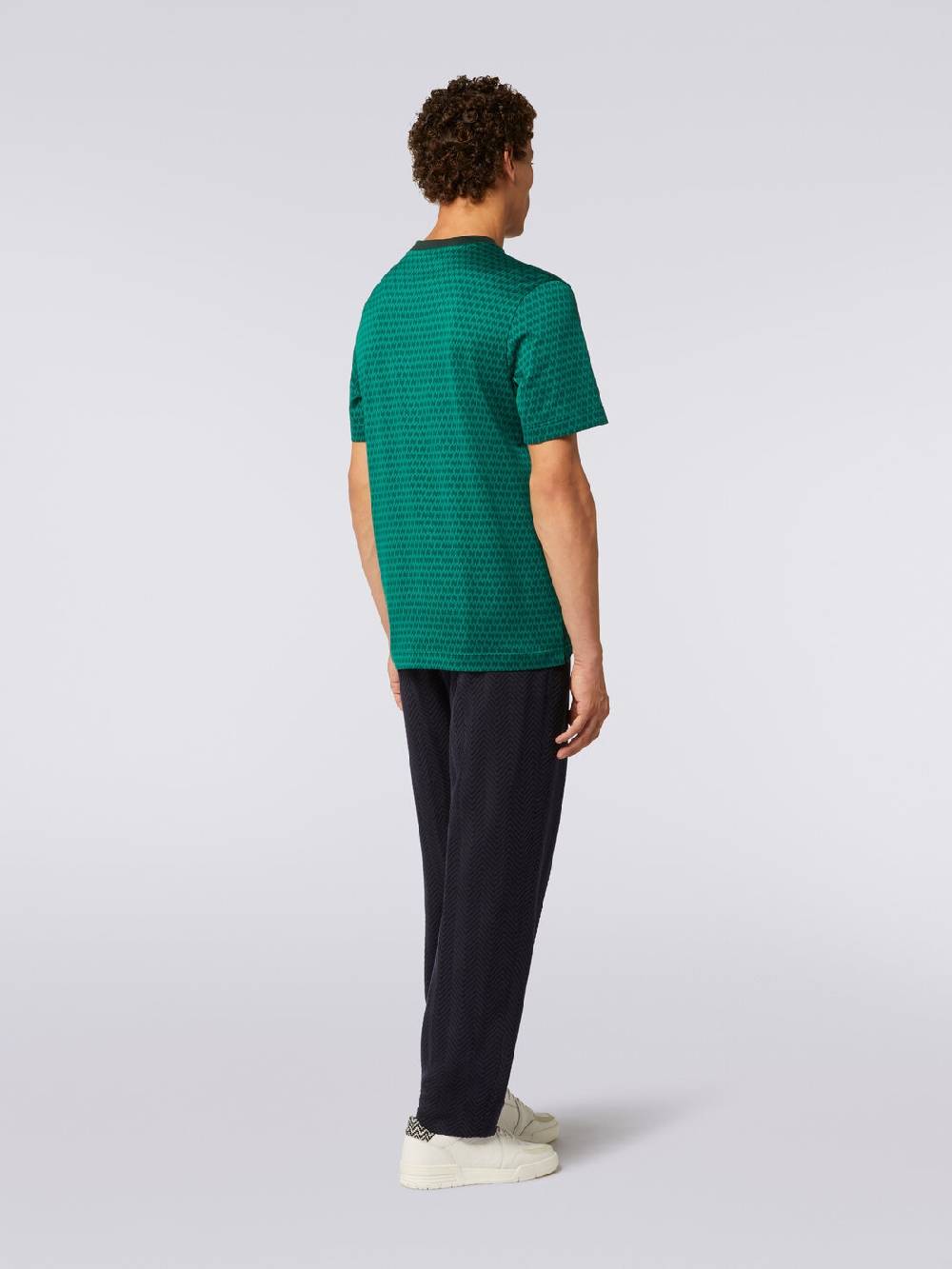Missoni T-shirt girocollo in cotone con ricami Black Friday