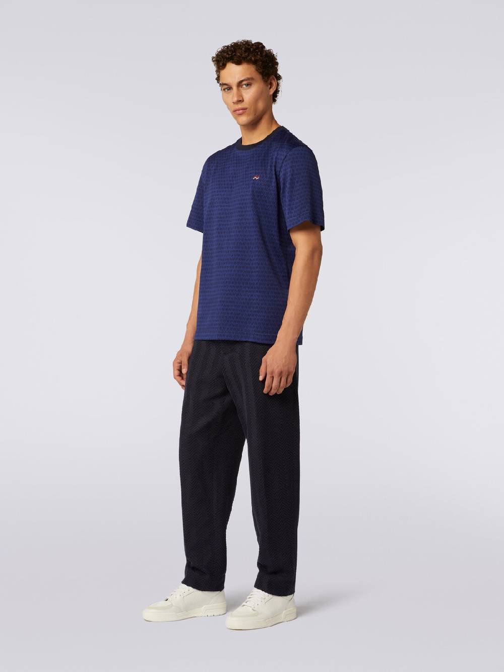 Missoni T-shirt girocollo in cotone con ricami Cyber Monday