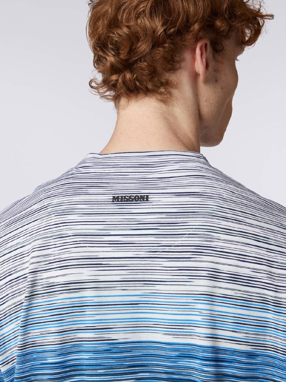 Missoni T-shirt a maniche corte in cotone fiammato Offerta San Valentino