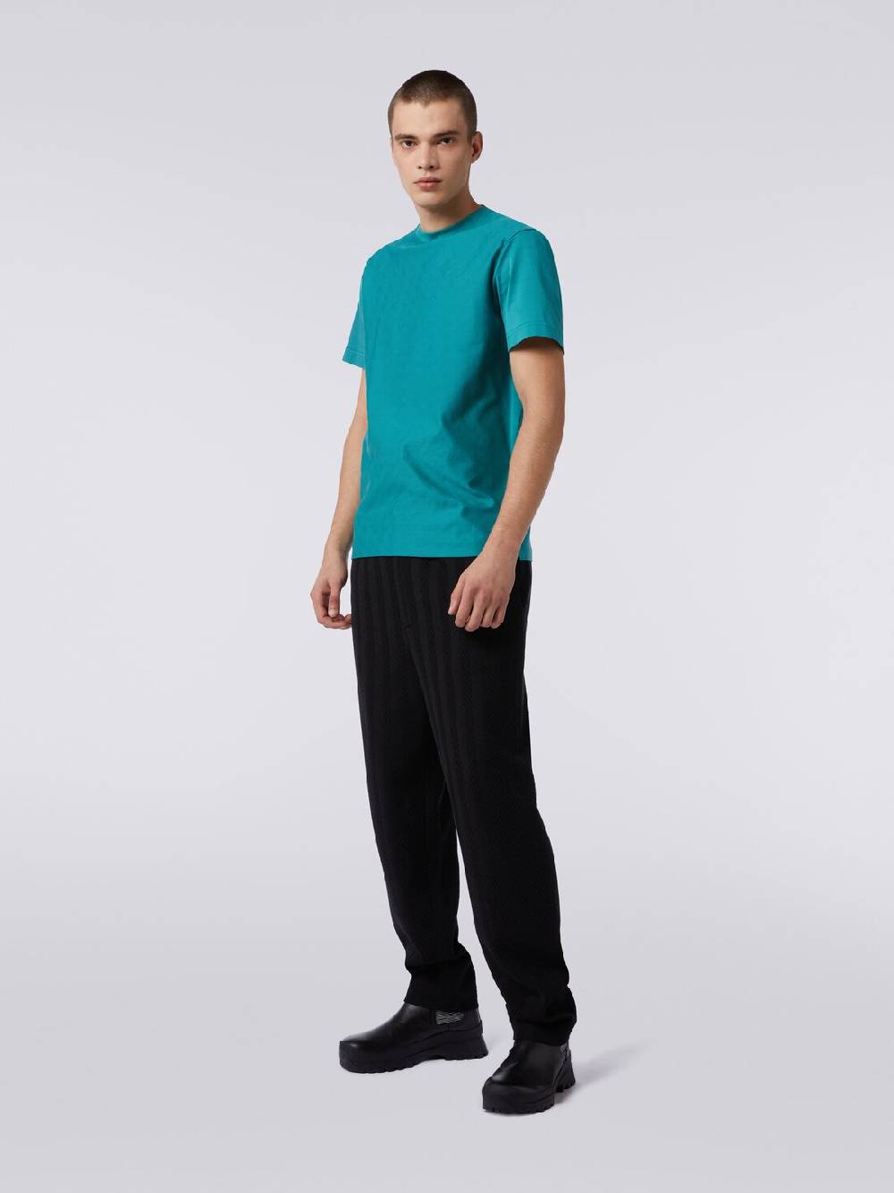 Missoni T-shirt a maniche corte in cotone zig zag Offerta Anniversario