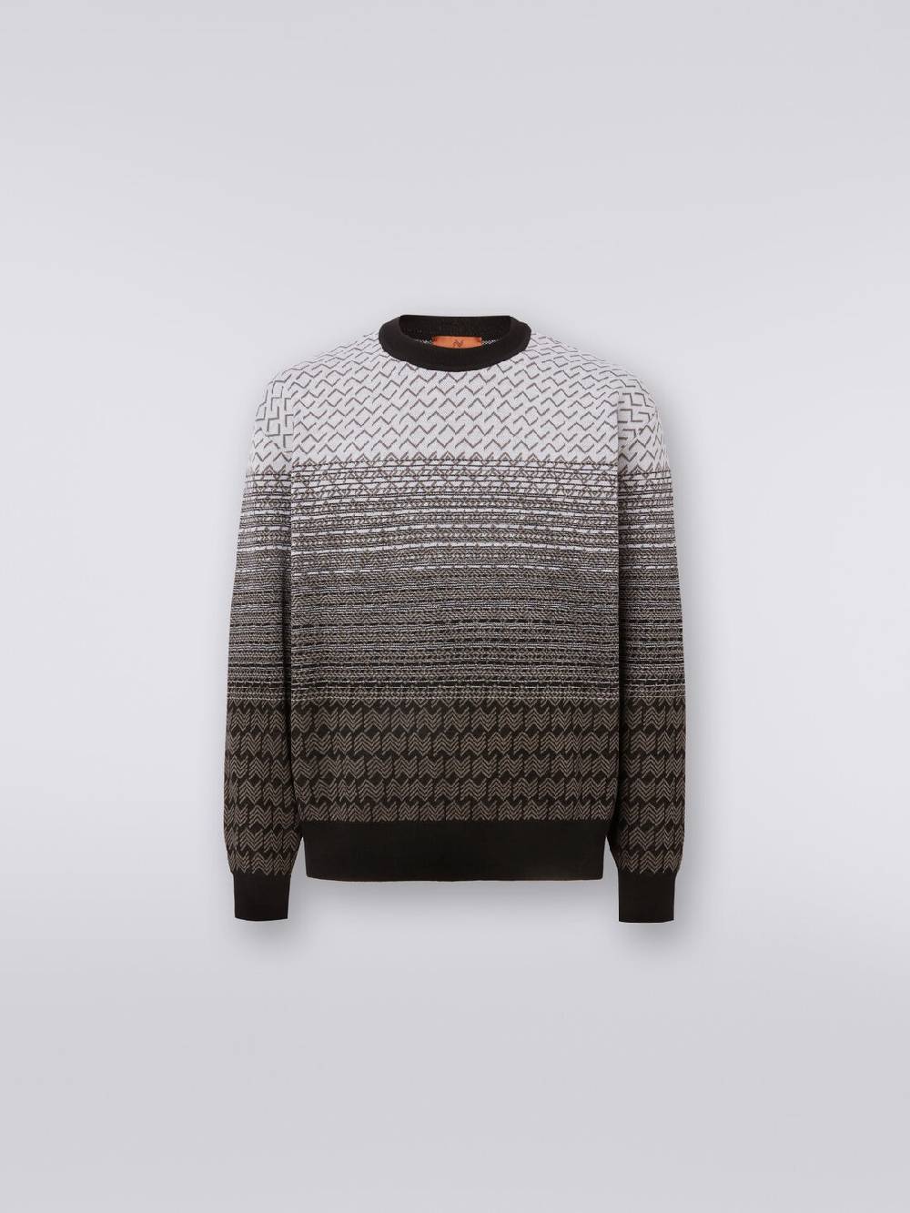 Missoni Pullover girocollo in lana e cotone Offerta migliore
