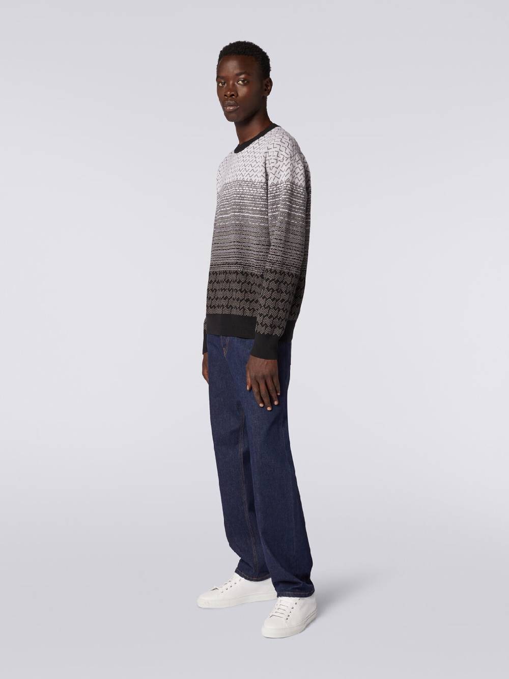Missoni Pullover girocollo in lana e cotone Offerta migliore