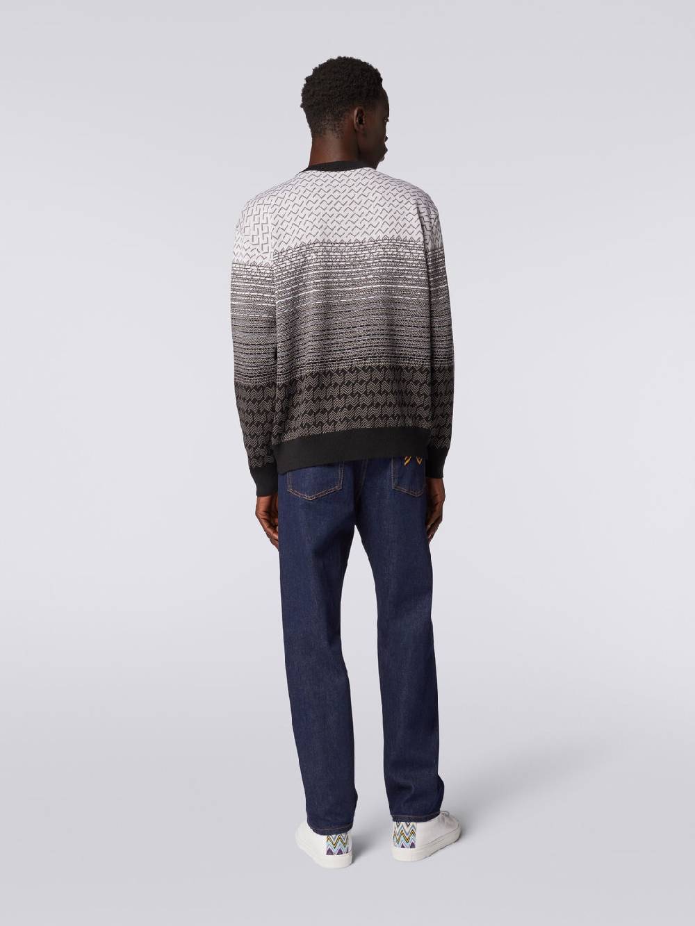 Missoni Pullover girocollo in lana e cotone Offerta migliore