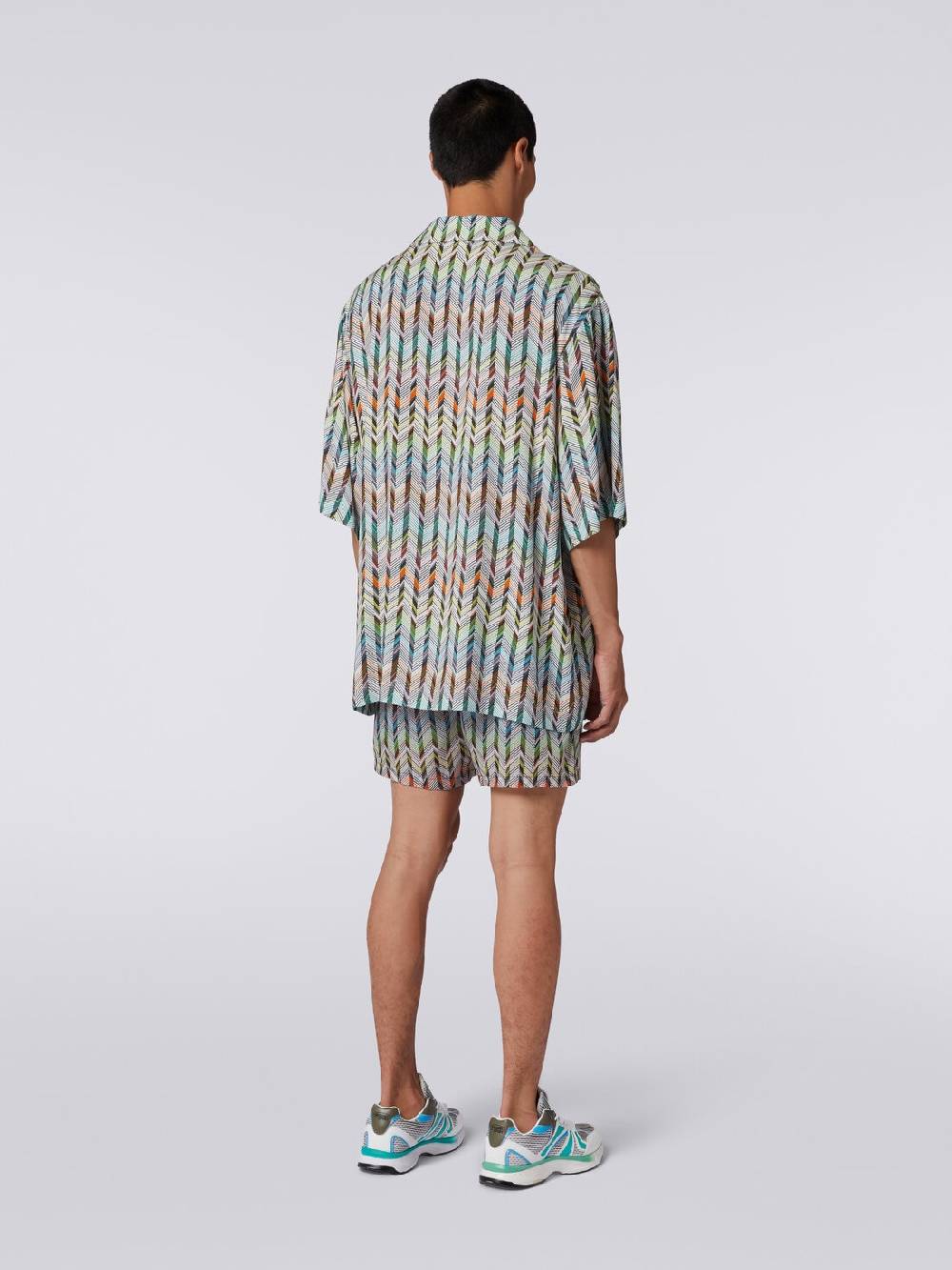 Missoni Camicia da bowling in viscosa stampata con logo Latest fashion
