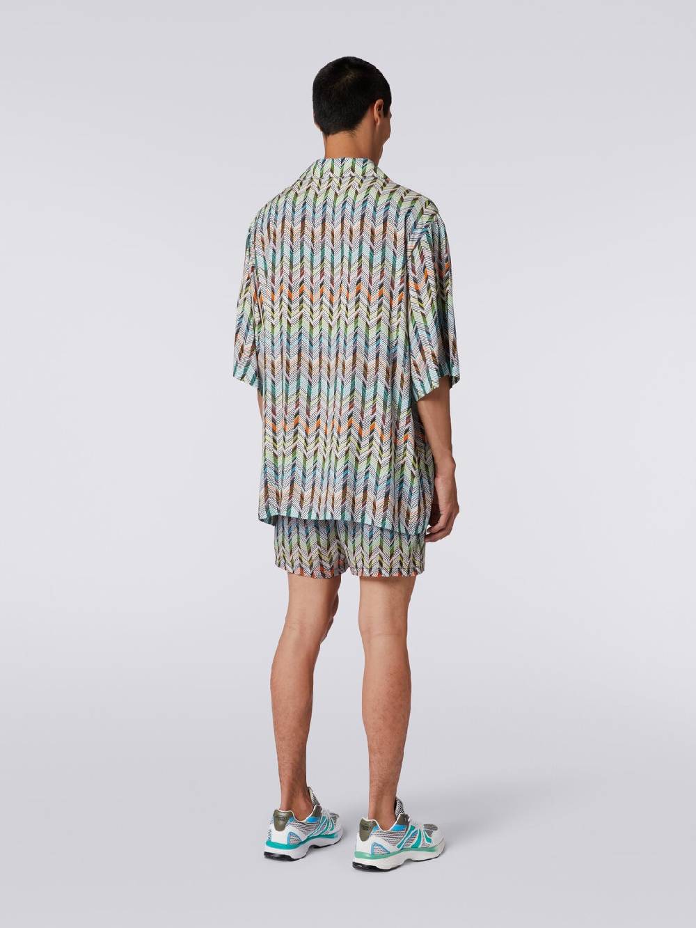 Missoni Boxer mare in nylon stampato con logo Offerte esclusive