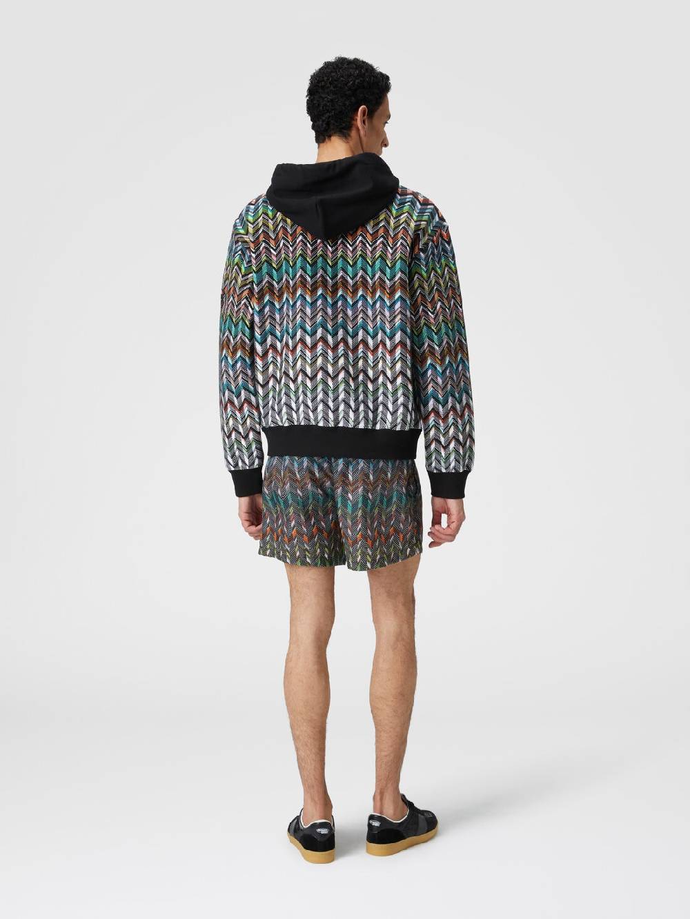 Missoni Felpa con cappuccio in maglia zig zag Liquidazione