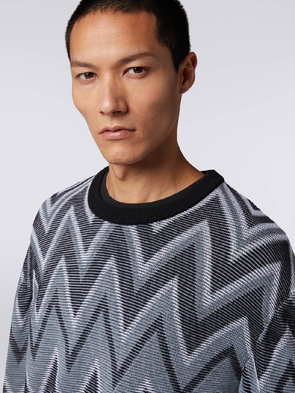 Missoni Pullover girocollo in cotone zig zag Comprane uno, ottenene uno gratis