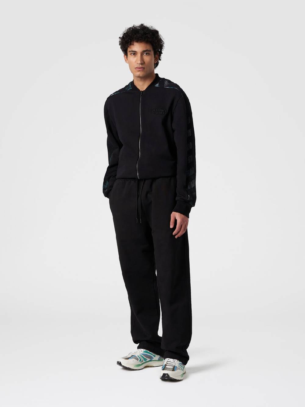 Missoni Pantaloni in felpa di cotone con logo Enormi risparmi