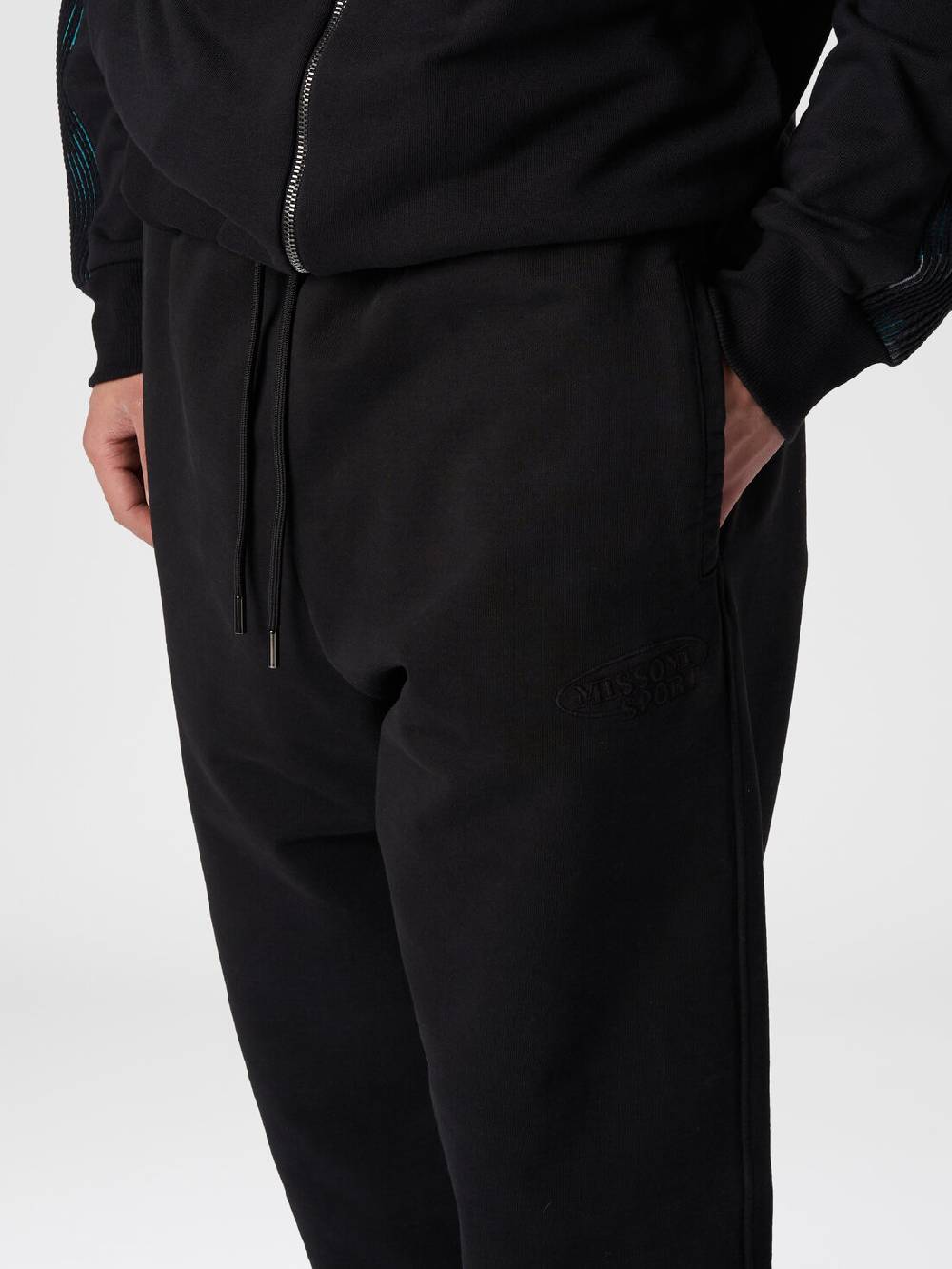 Missoni Pantaloni in felpa di cotone con logo Enormi risparmi