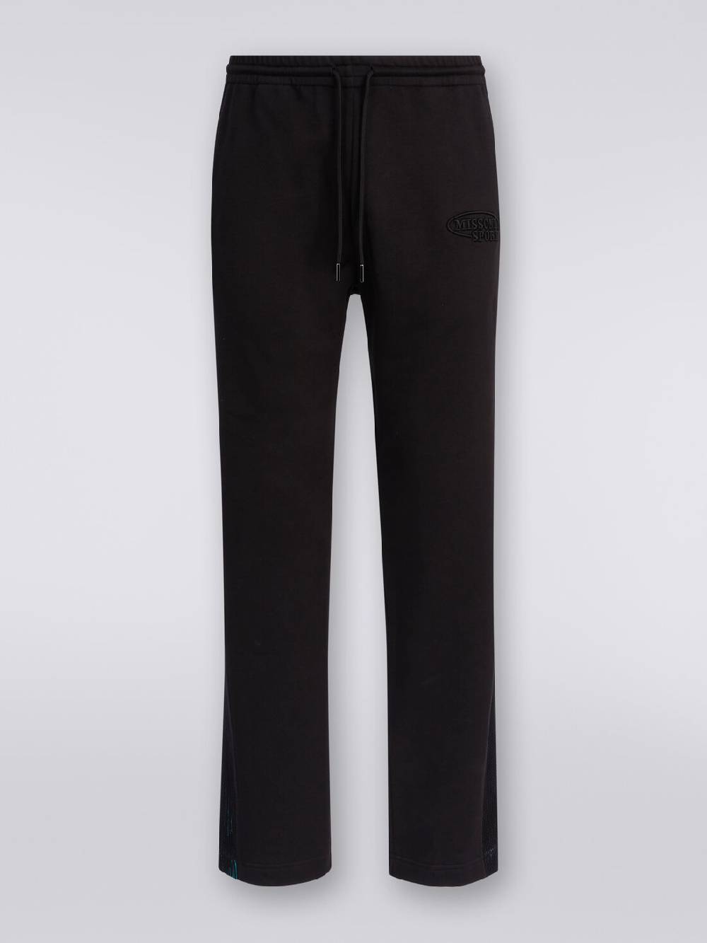 Missoni Pantaloni in felpa con logo e bande laterali in maglia Sconti VIP