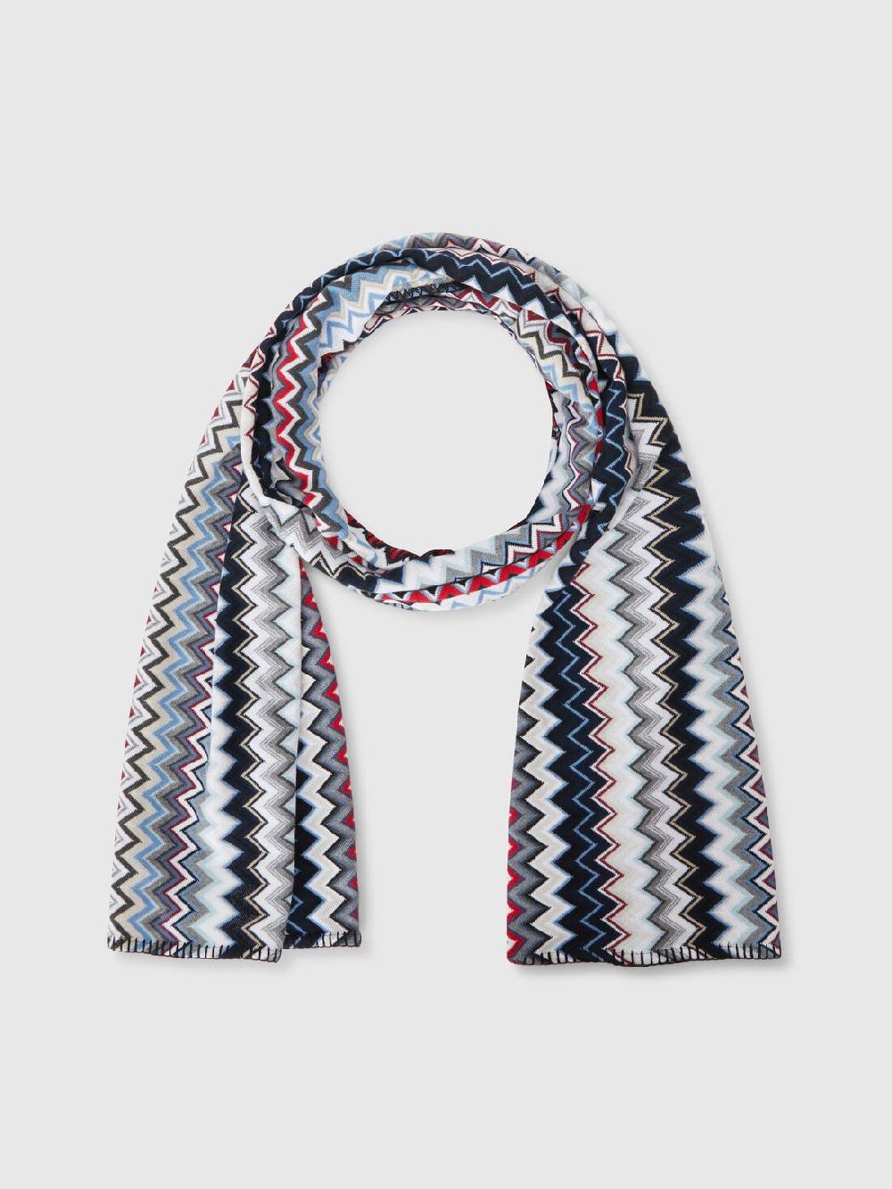 Missoni Sciarpa in maglia di cotone chevron Promozione temporanea