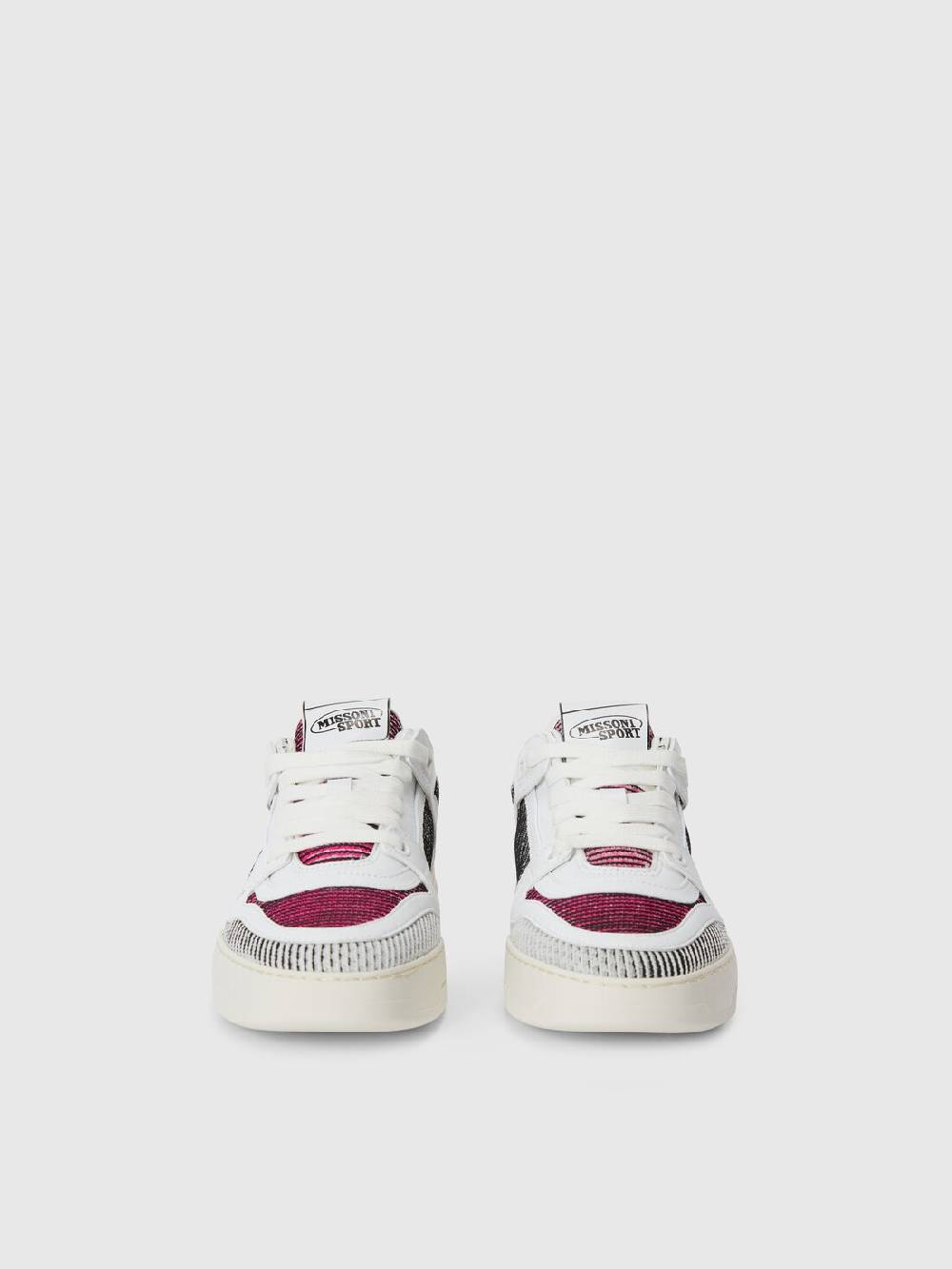 Missoni Sneakers con suola di gomma e tomaia in tessuto con inserti Officina
