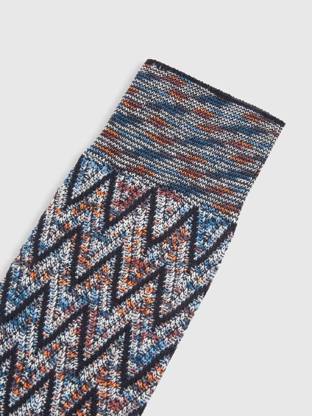 Missoni Calzini corti in misto cotone zig zag Duty-free