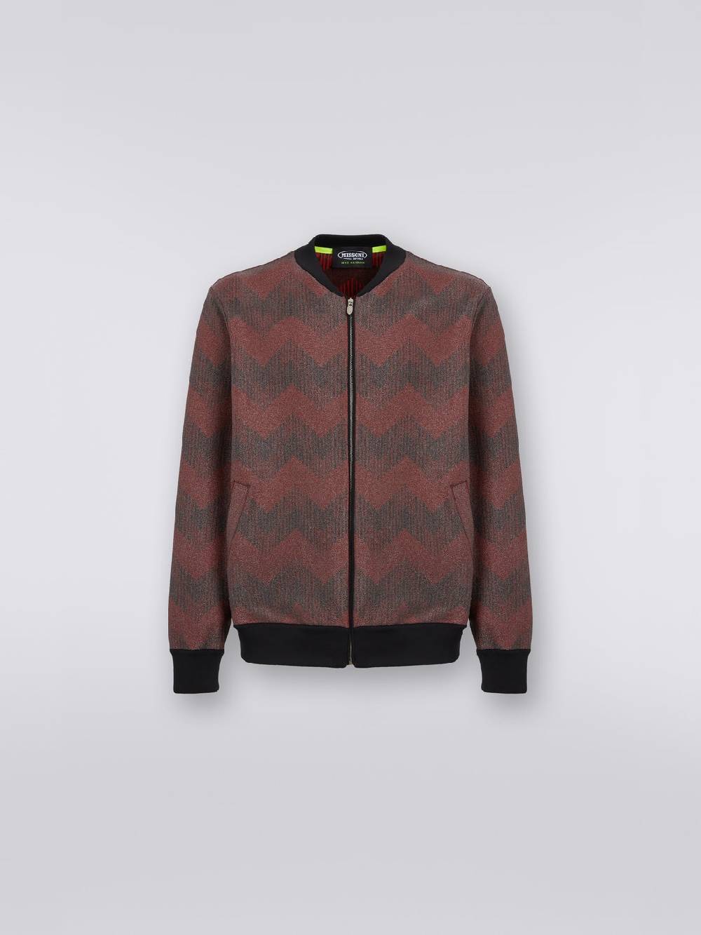 Missoni Bomber in misto cotone zig zag in collaborazione con Mike Maignan Soddisfazione Garantita