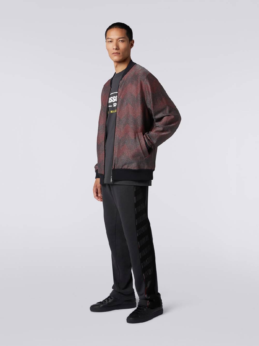 Missoni Bomber in misto cotone zig zag in collaborazione con Mike Maignan Soddisfazione Garantita
