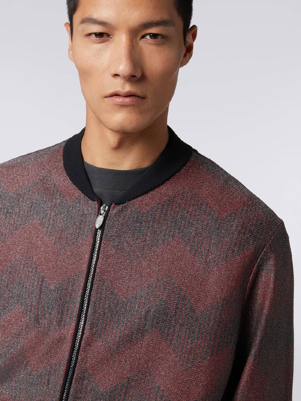 Missoni Bomber in misto cotone zig zag in collaborazione con Mike Maignan Soddisfazione Garantita