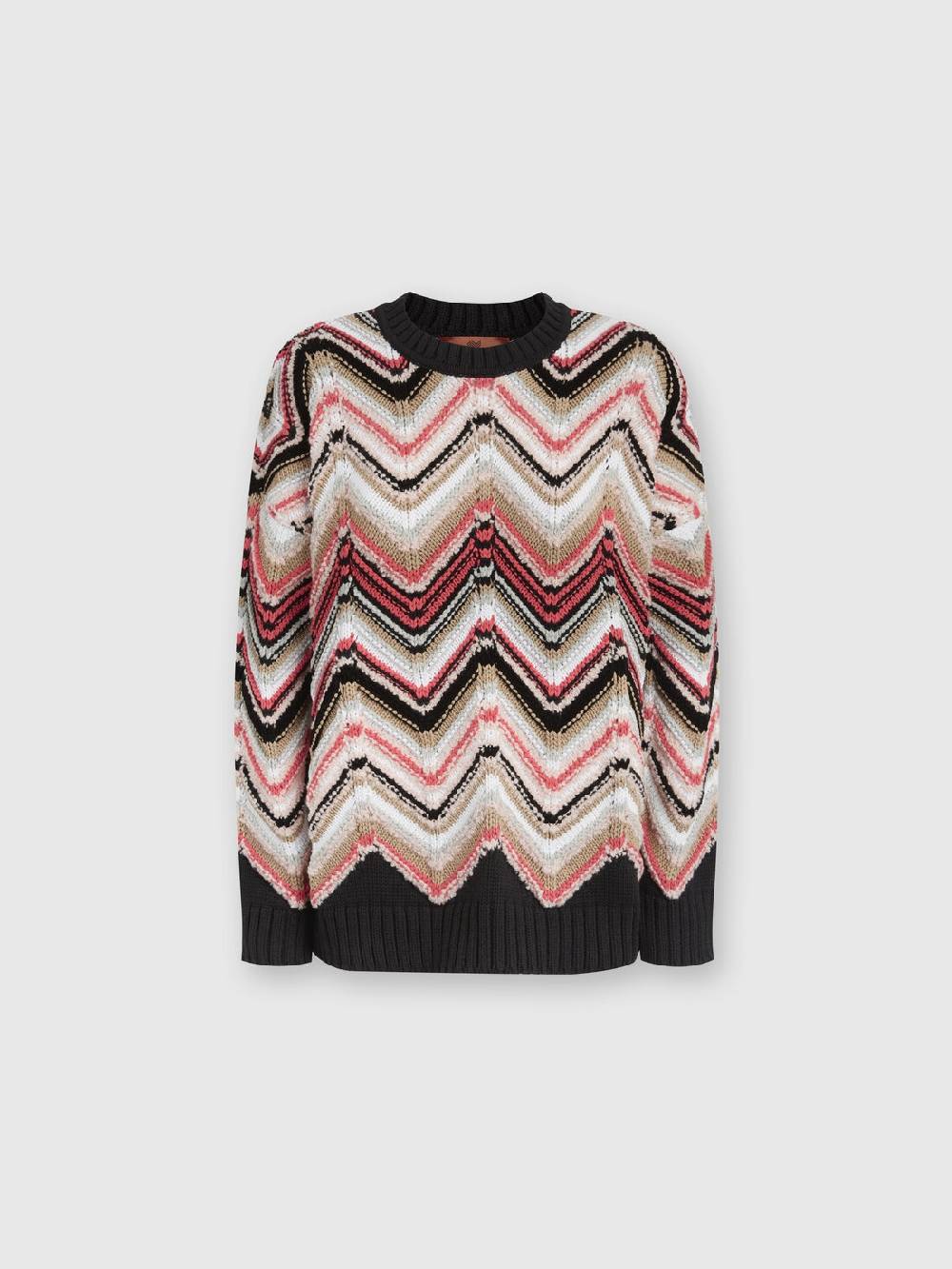 Missoni Pullover girocollo in misto lana zig zag Negozi Online