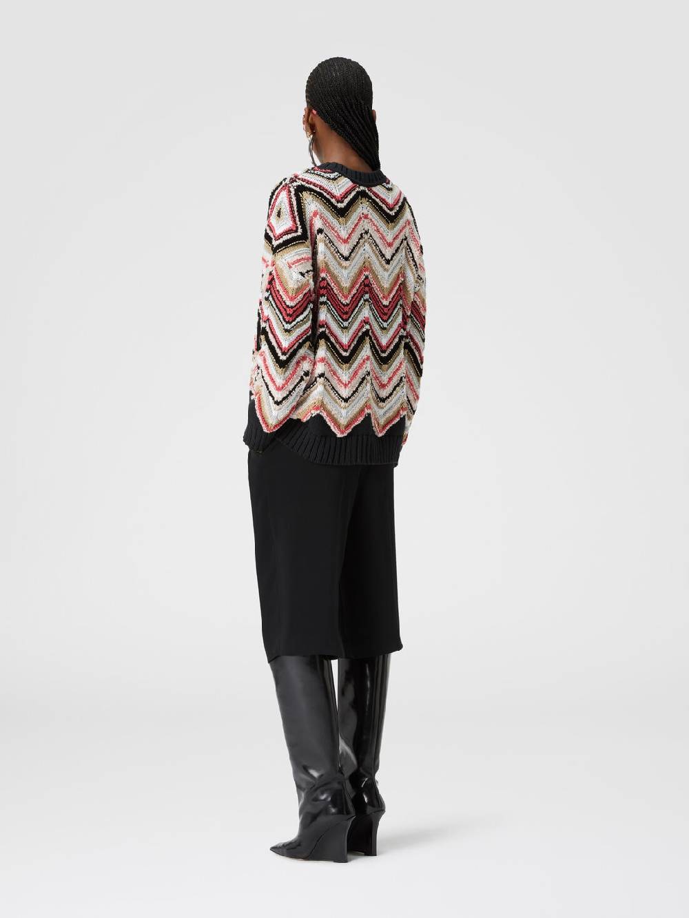 Missoni Pullover girocollo in misto lana zig zag Negozi Online
