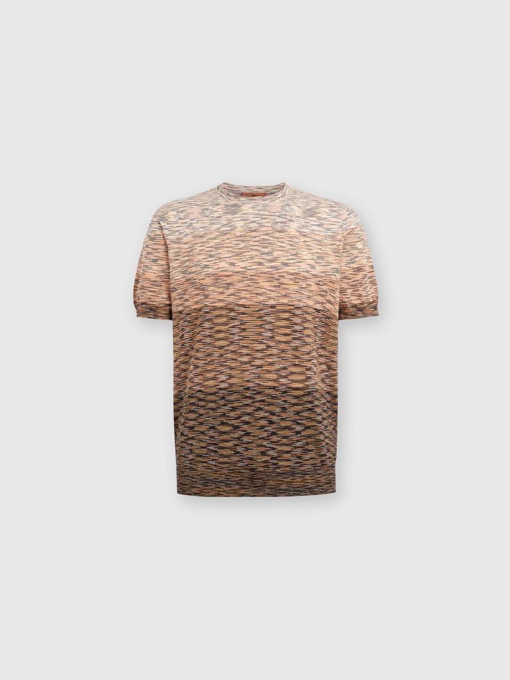 Missoni T-shirt in maglia fiammata di cotone Shopping Online