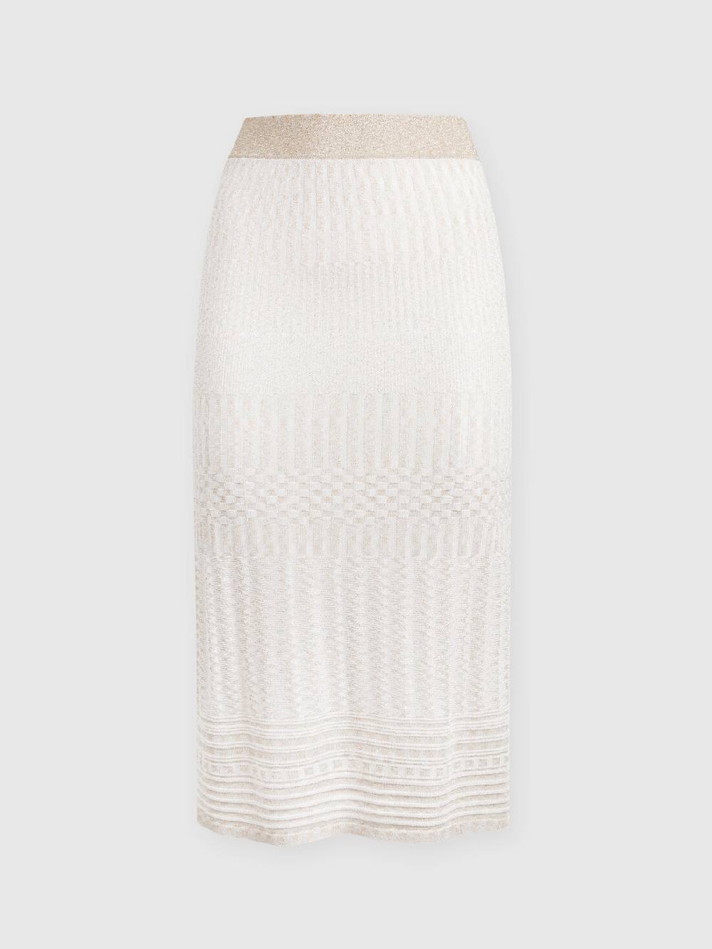 Missoni Gonna midi in viscosa lamé multilavorazione Affare Del Giorno