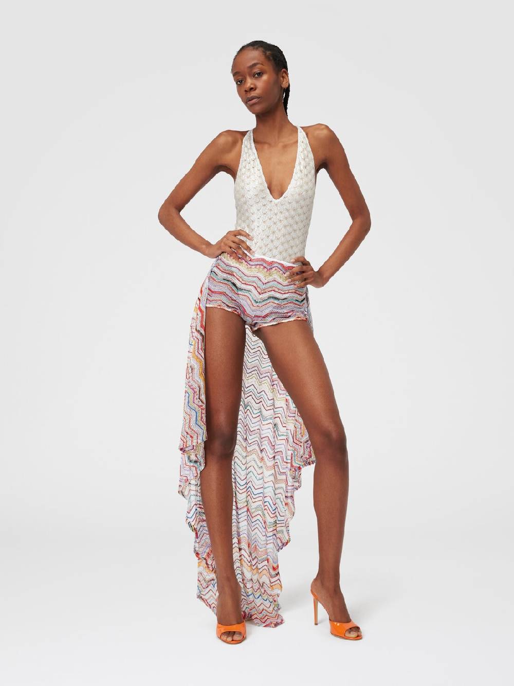 Missoni Gonna pareo in crochet con lurex Moda