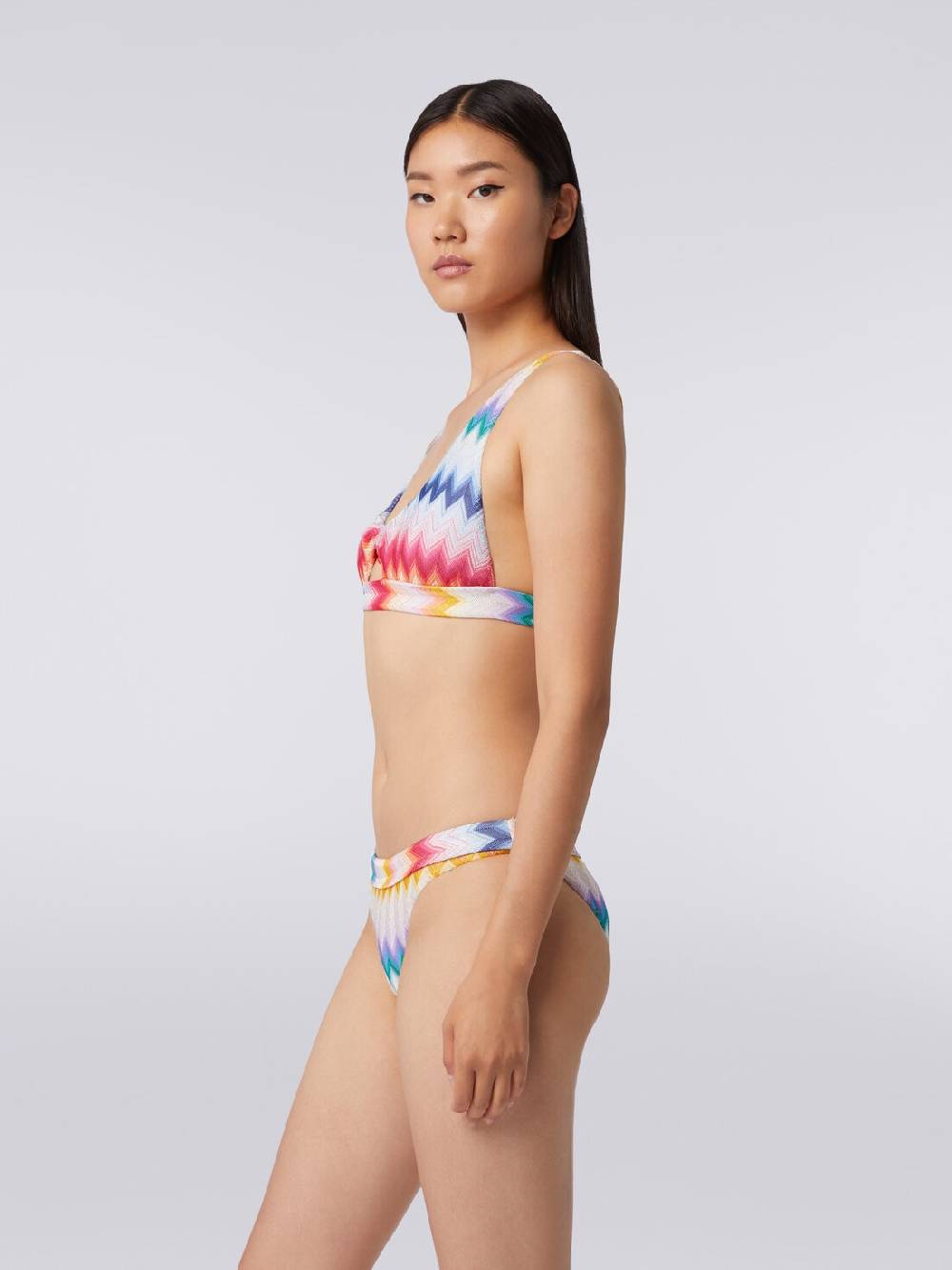 Missoni Bikini in viscosa zig zag con lurex Grande vendita