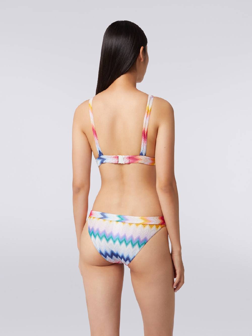 Missoni Bikini in viscosa zig zag con lurex Grande vendita