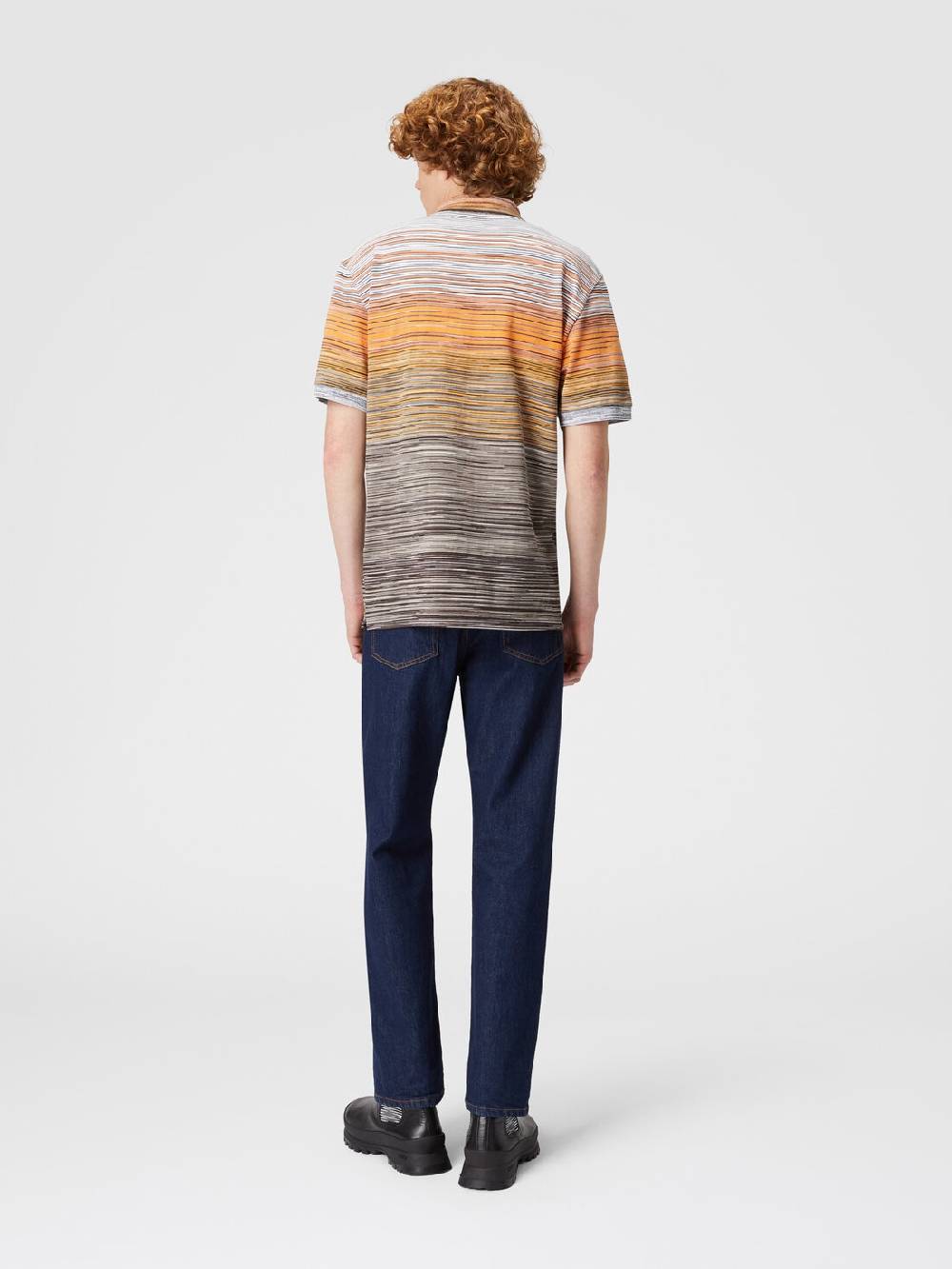 Missoni Polo in piquet di cotone fiammato Shopping online