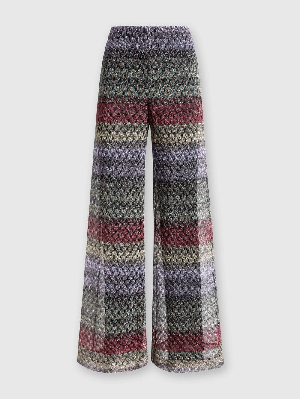 Missoni Pantapalazzo con motivo pizzo lamé Vendite stagionali
