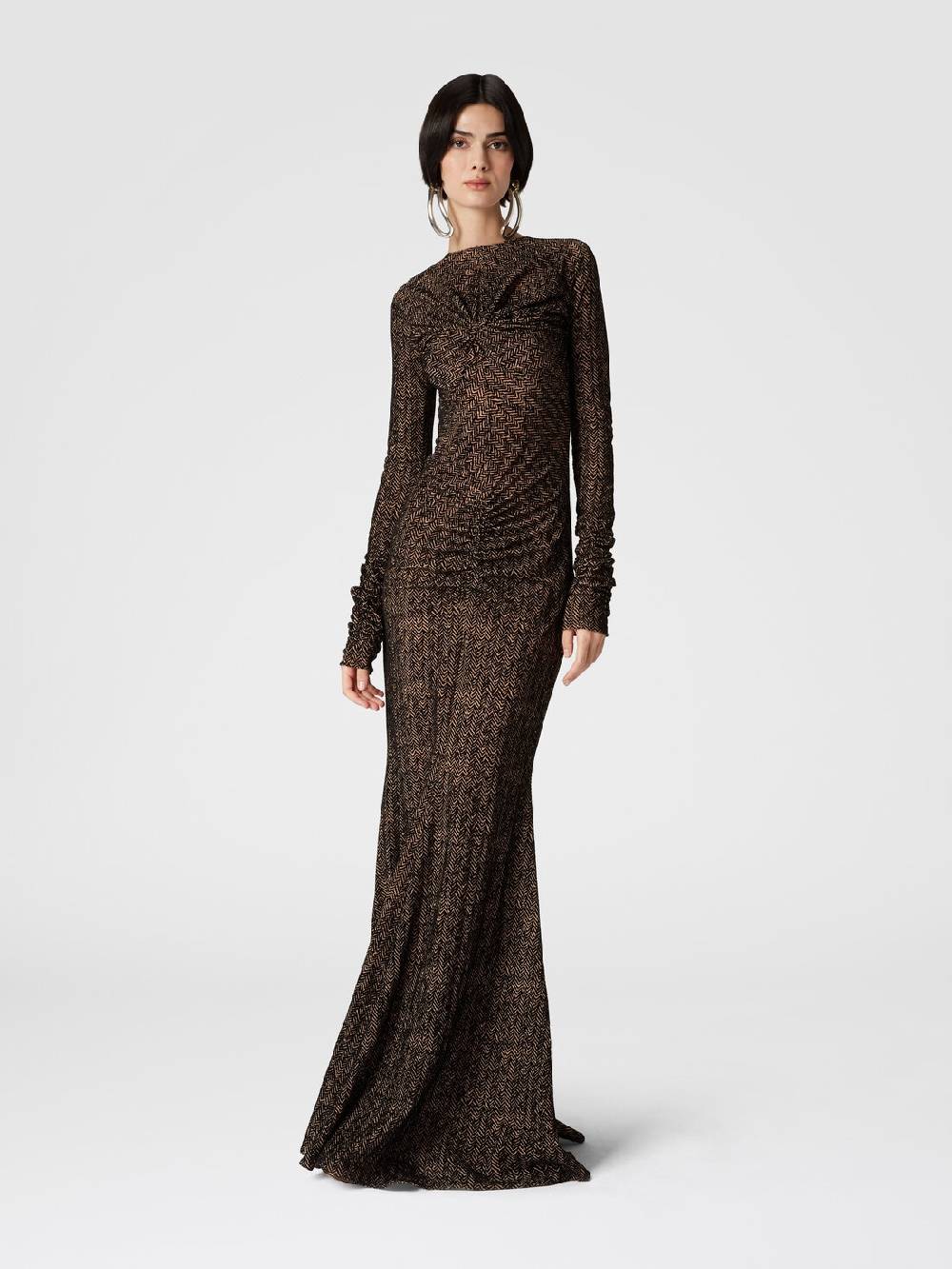 Missoni Abito lungo in tulle con arricciature Black Friday