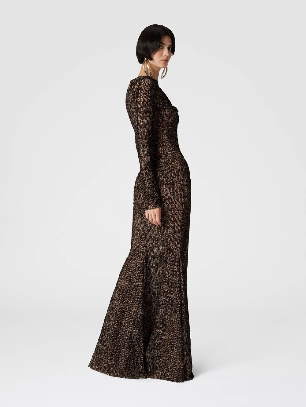 Missoni Abito lungo in tulle con arricciature Black Friday