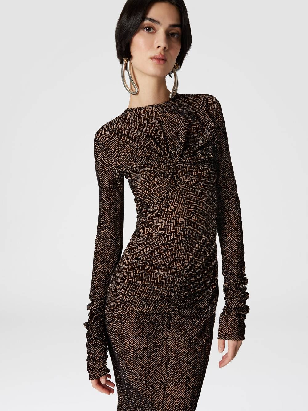 Missoni Abito lungo in tulle con arricciature Black Friday