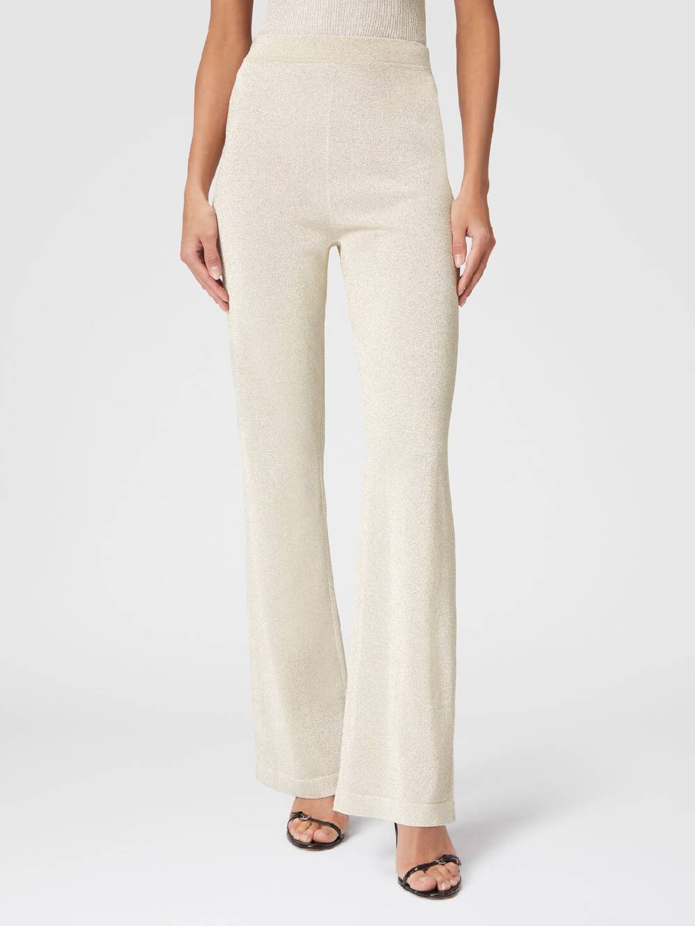 Missoni Pantaloni dritti in viscosa effetto glitter Cyber Monday